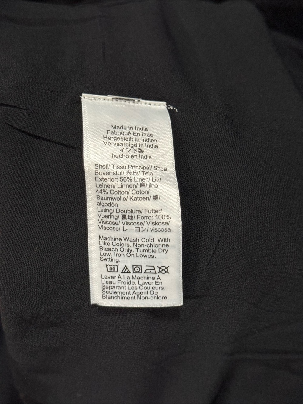 J. Crew Seamed Flare Midi Dress in Linen Blend Black 4 NWT - Picture 4 of 4